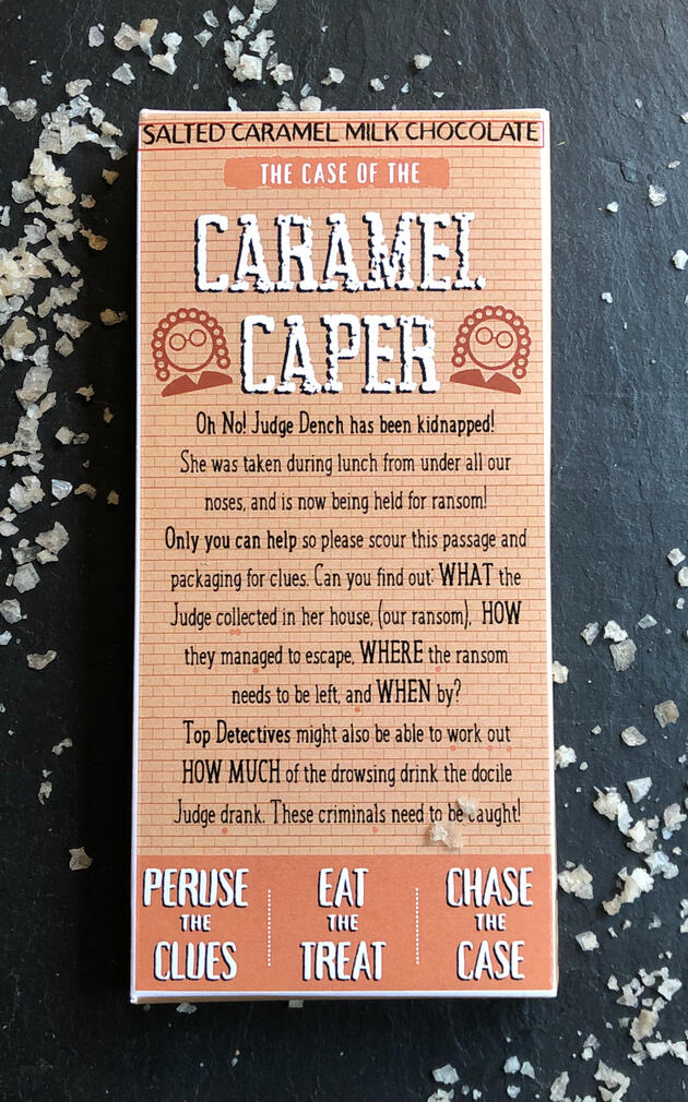 Excalibar's Sword - a puzzle chocolate bar from Enigmailed.